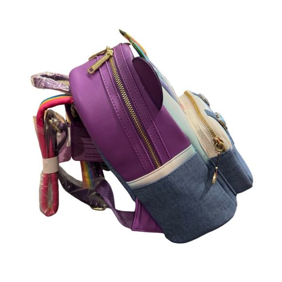 NWT Loungefly Exclusive - Lisa Frank Panda Painter Cosplay Mini Backpack - Picture 8 of 9